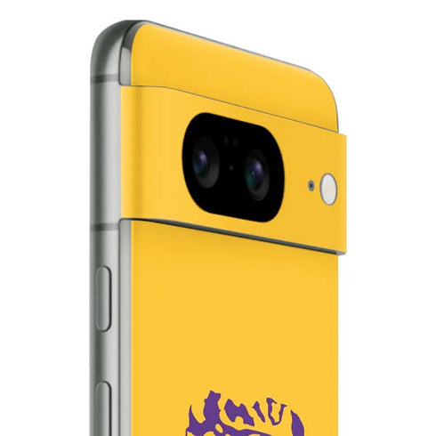 Louisiana State University - LSU Tiger Eye Logo Yellow Google Pixel 8 Skin